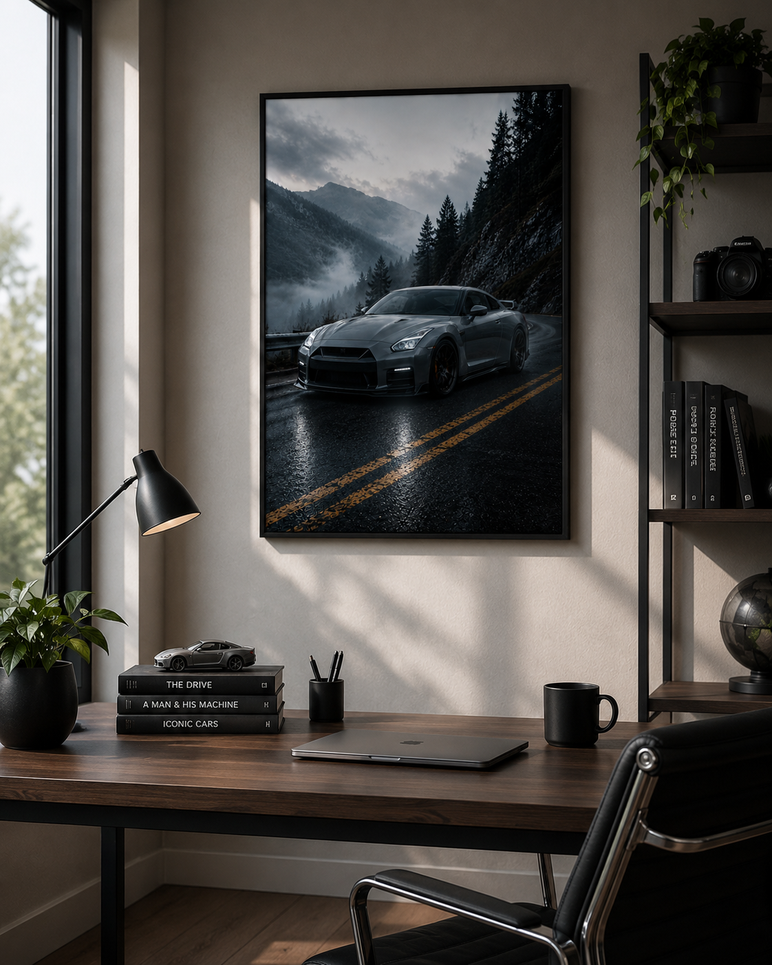 Nissan GTR-Inspired Wall Art – Mountain Drive