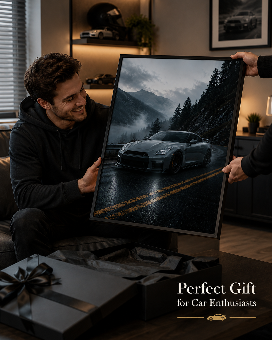Nissan GTR-Inspired Wall Art – Mountain Drive